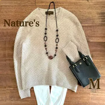 네이처스 캐시미어 100% 니트 M 샵 채널 Nature's