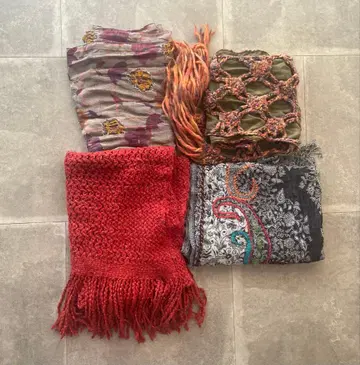 아쉬페프랑스 스톨 포함 스톨&머플러 4점 묶음 판매