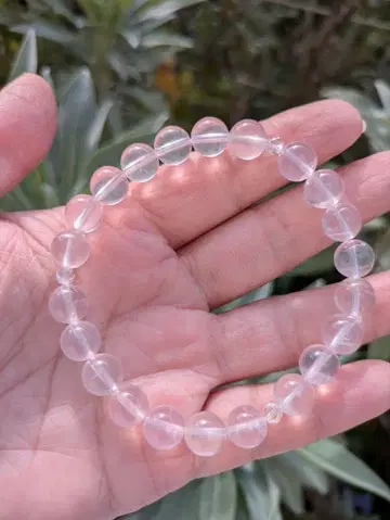 마다가스카르산 스타 로즈쿼츠 팔찌 수정 부품 포함