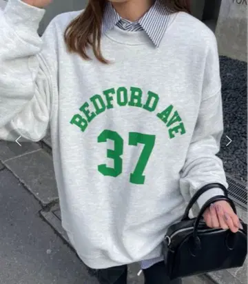 DISCOAT 헤비 웨이트 넘버링 로고 빅 맨투맨