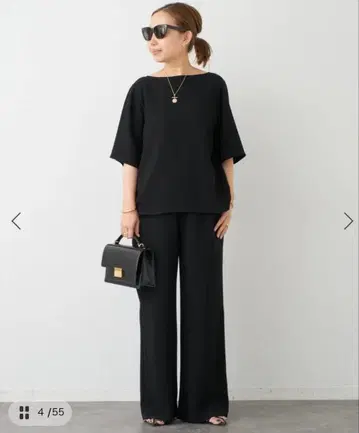 EVERYDAY I LIKE. Sfoia 이지 팬츠 블랙 34