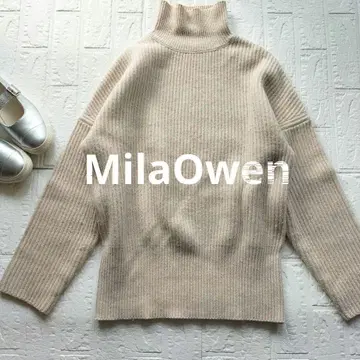 [ 미라 오웬 ] [ Mila Owen ] 프리 사이즈 터틀넥 스웨터
