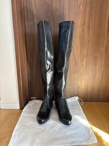 ESPERANZA 플랫 니하이 부츠 23cm 미사용 새상품