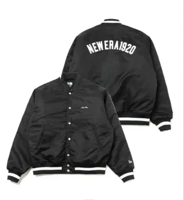 NEW ERA 바시티 자켓 블랙 1920년 설립