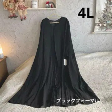 *새상품 4L * 블랙 포멀 롱 원피스*관혼상제 상복 졸업