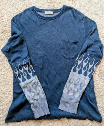 RADIALI 프레임 파이어 니트 스웨터