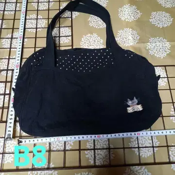 히코센 카라 고양이 패턴 백 B8