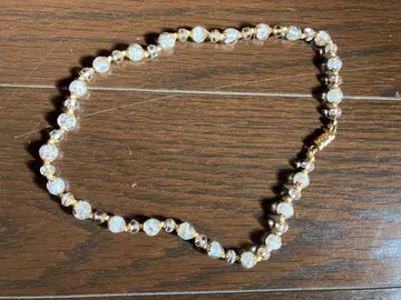 크리스탈 비즈 목걸이