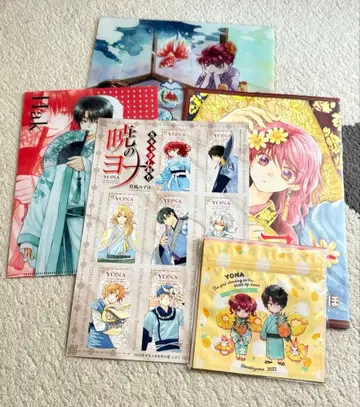 새벽의 연화 클리어 파일 책갈피 지퍼 백 제작 수첩 부록