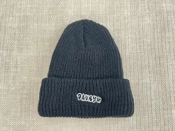 DAVRYU 블랙 니트 모자 adamth