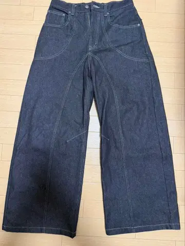 13온스 리지드 커브 데님