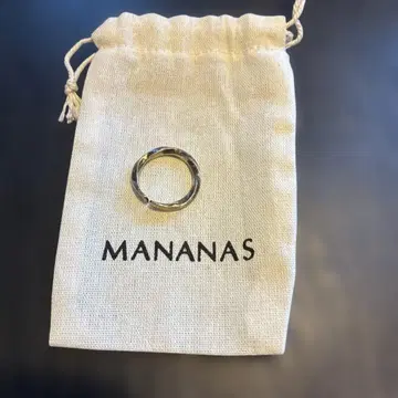 MANANAS 실버 트위스트 링 925