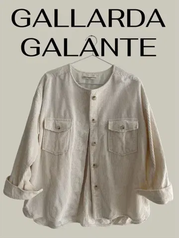 GALLARDA GALANTE 아이보리 셔츠 셔츠 자켓