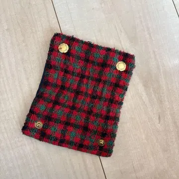 패밀리어 핸들 커버 빨간색 체크 패밀리어