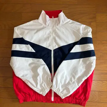 인기 상품 스트라이프 디자인 나일론 자켓 구제 의류