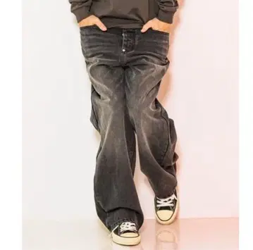 CAMBIO Relax Straight Silhouette 데님 팬츠 L