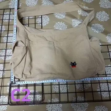 히코센 카라 고양이 패턴 백 C2