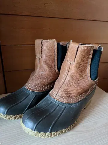레어 LL Bean 부츠 사이드 고어 부츠 첼시