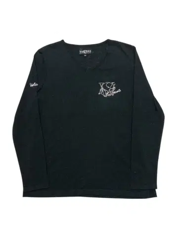 새상품급 Vanzza 스포츠 블랙 V넥 티셔츠 사이즈 40