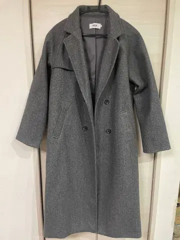 하자품 AZUL by moussy 그레이 롱 코트