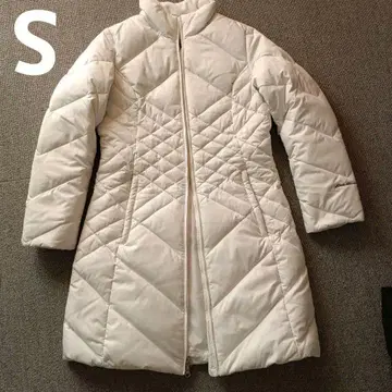 Eddis Bauer 화이트 다운 롱 코트