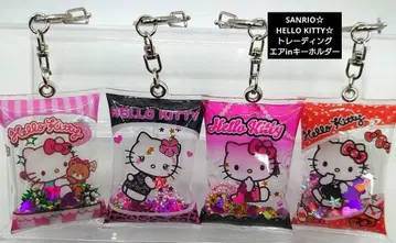 SANRIO HELLO KITTY 트레이딩 에어인 키링 4개