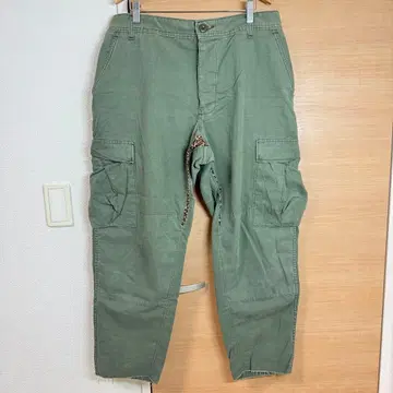 카고 팬츠 올리브 그린