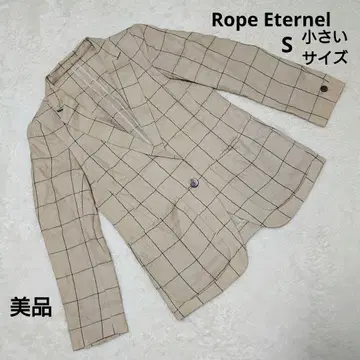 새상품급 Rope Eternel 베이지 얇은 소재 테일러드 자켓 S 작음