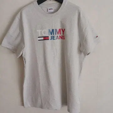 TOMMY JEANS 그레이 로고 T셔츠 택 포함 새상품