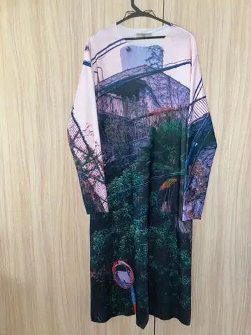 NON TOKYO 포토 프린트 롱 원피스 FREE