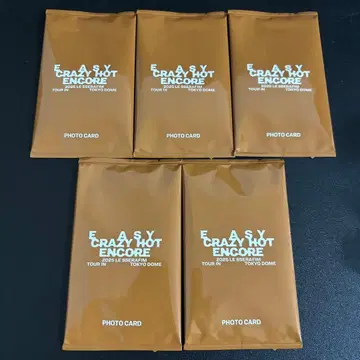 르세라핌 도쿄돔 랜티큘러 트레이딩 카드 5개 세트 미개봉 새상품