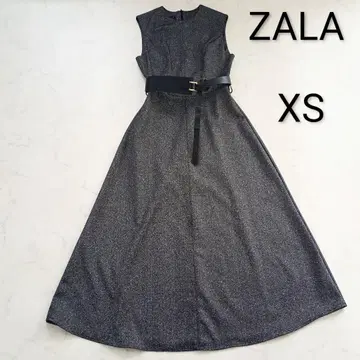 시착만 한 상품 ZALA 자라 자카드  롱 원피스