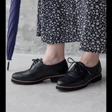 HIMIKO 내수성 레이스업 레인슈즈 블랙