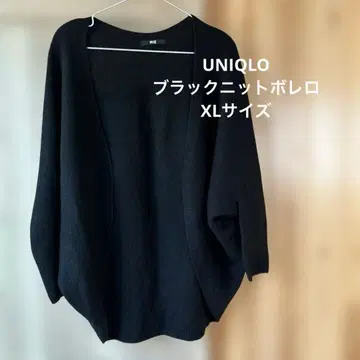 UNIQLO 블랙 니트 볼레로 XL 사이즈