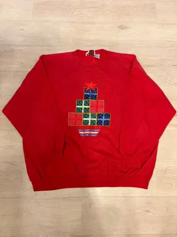 크리스마스 디자인 구제 의류 맨투맨 사이즈 42 ( L )