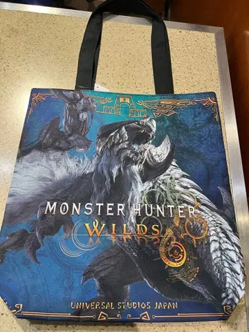 USJ 한정판 몬스터 헌터 와일즈 토트백