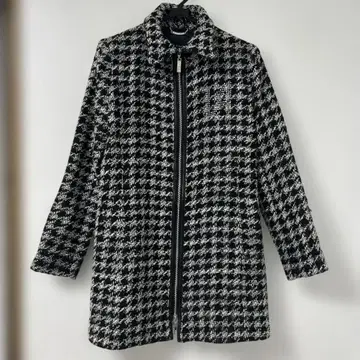 발렌자 VALENZA 40 체크 무늬 코트