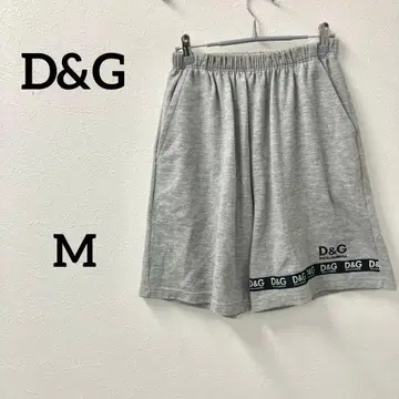 D&G 로고 맨투맨 숏팬츠 그레이