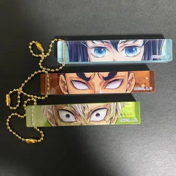 귀멸의 칼날 기둥전 랜덤 블록 키링 토키토 히메지마 시나즈가와