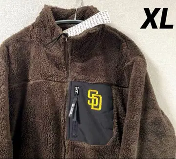 샌디에이고 파드리스 보아 플리스 자켓 블루종 달비쉬 소속 XL 브라운