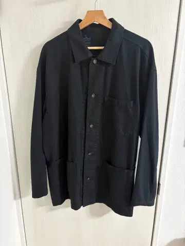 무인양품 나무 열매로 만든 카포크 혼방 커버올 블랙 XL 사이즈