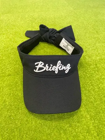미사용품 Briefing 네이비 바이저 리본 포함