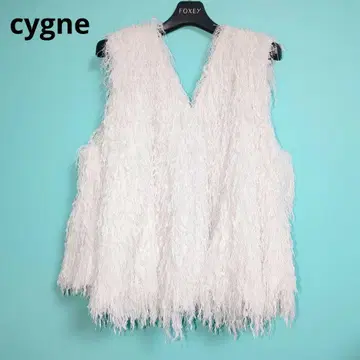 cygne 시뉴 A라인 플레어 상의 ginie 화이트 F