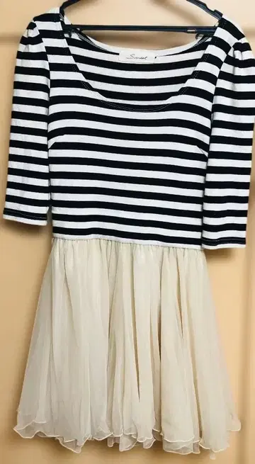 SNIDEL 코튼 튤 원피스