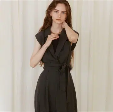 searoomlynn silky 멀티 숏 자켓 더블 턱 팬츠