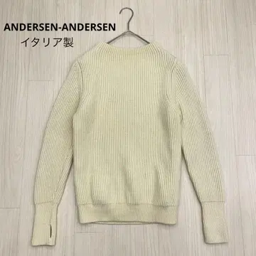 ANDERSEN-ANDERSEN 5G 크루넥 스웨터 이탈리아제