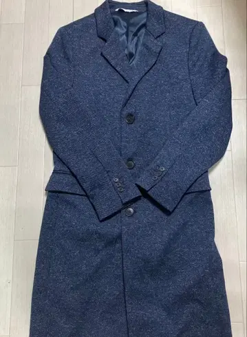 ZARA 체스터 코트 네이비 S 사이즈