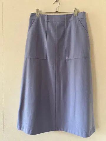 새상품급 플라스테 롱 스커트 울 L