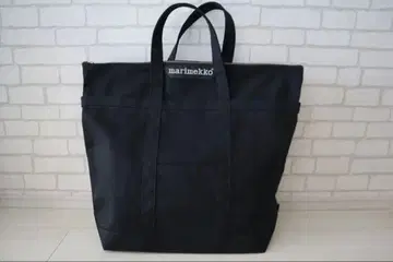 마리메꼬 우시 마츠쿠리 토트백 블랙