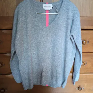 캐시미어 V넥 풀오버